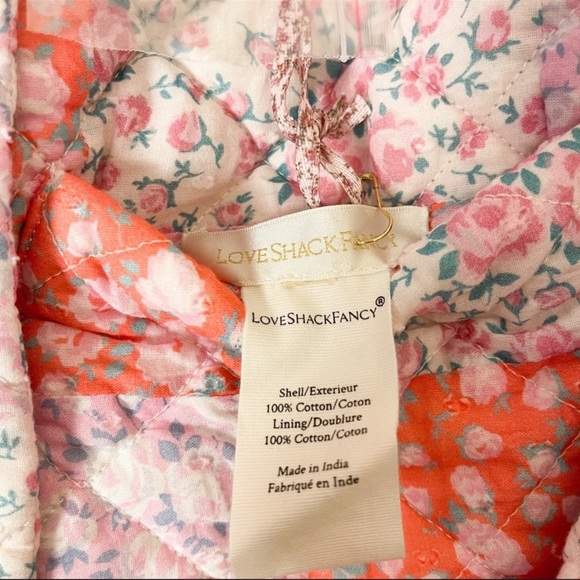 NWT LoveShackFancy Jolyn Reversible Floral Jacket - Picture 13 of 14